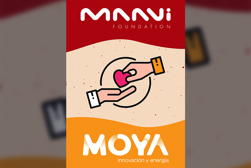 Cartel colaborativo Moya y maavi