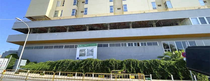 Hospital ONCOHEMATOLÓGICO en Málaga donde Moya hace la instalación de electricidad